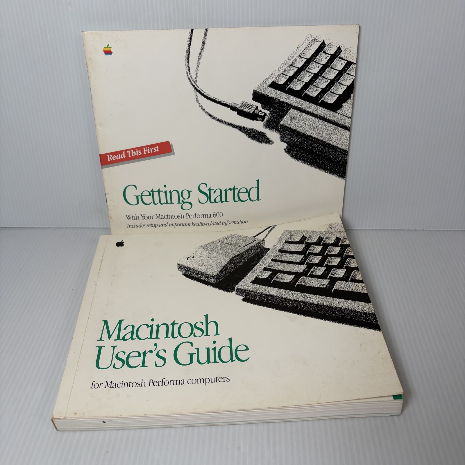 Apple Macintosh Performa 600 User's Guide & Getting Started Manual Set Vintage