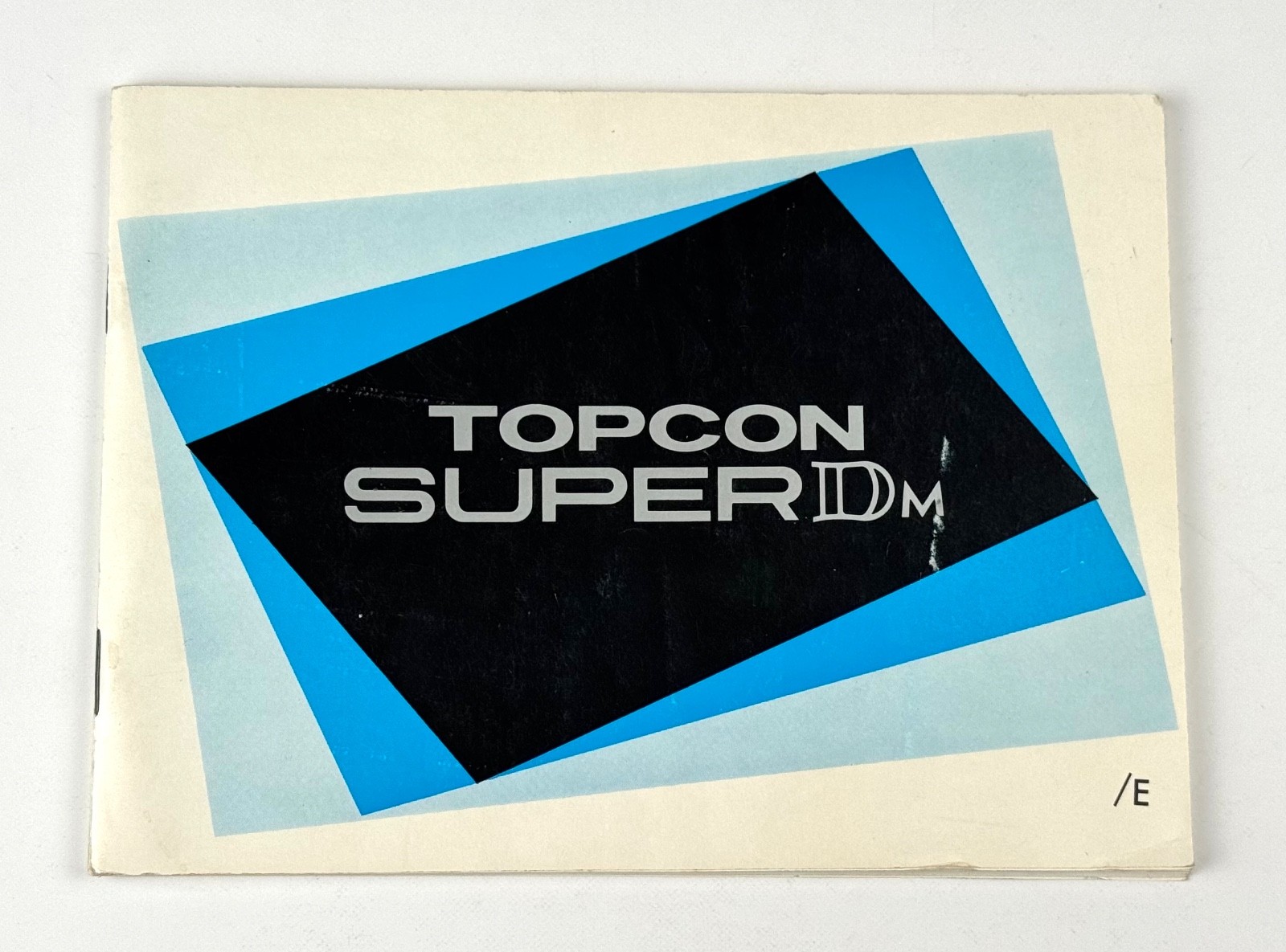 Topcon Super DM Camera INSTRUCTION MANUAL USERS GUIDE / OPERATING