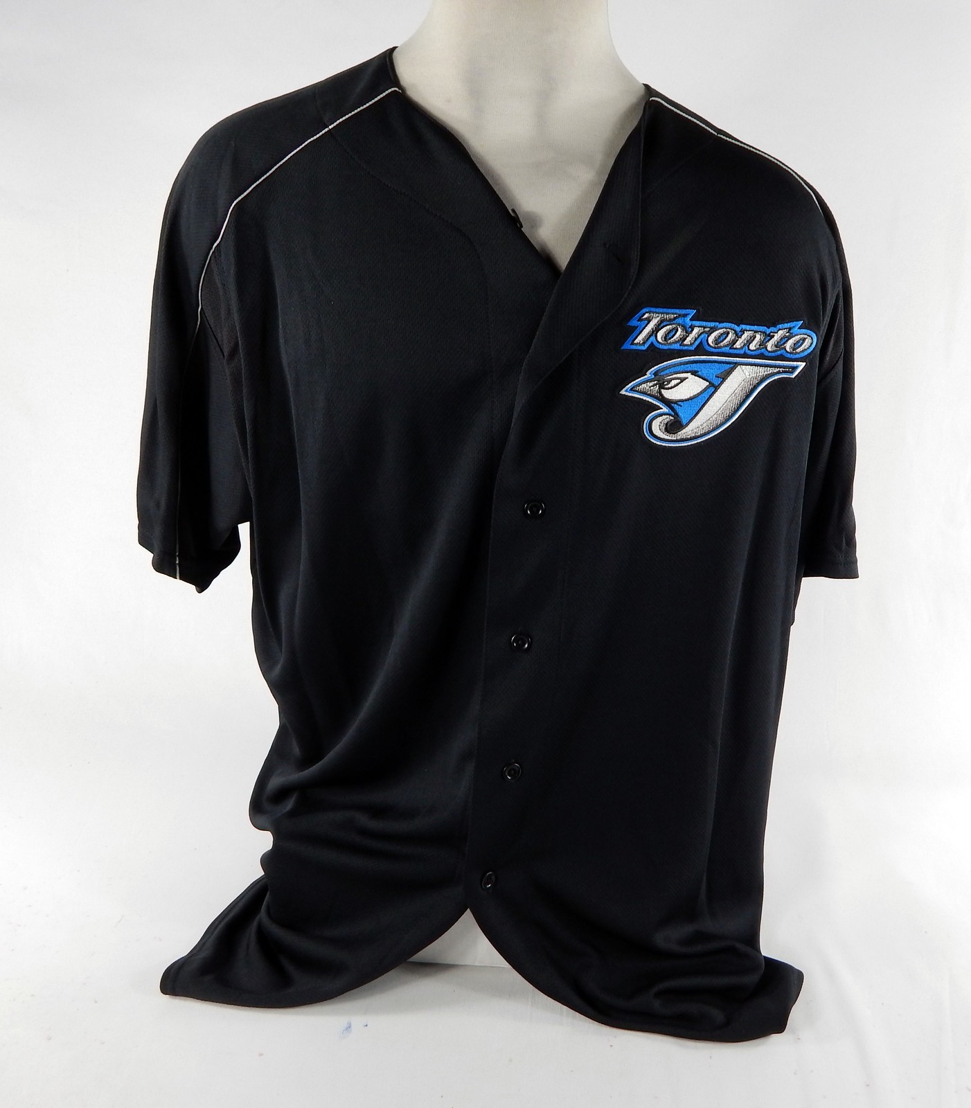 Toronto Blue Jays Blank Game Issued Black Jersey 54 DP70572