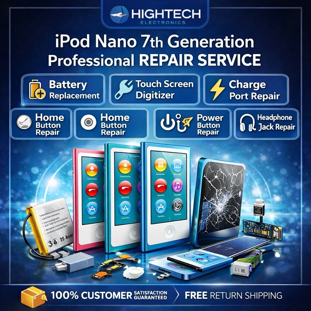 iPod Nano 7th Gen Repair Service Battery Screen Touch LCD Charge Port Button