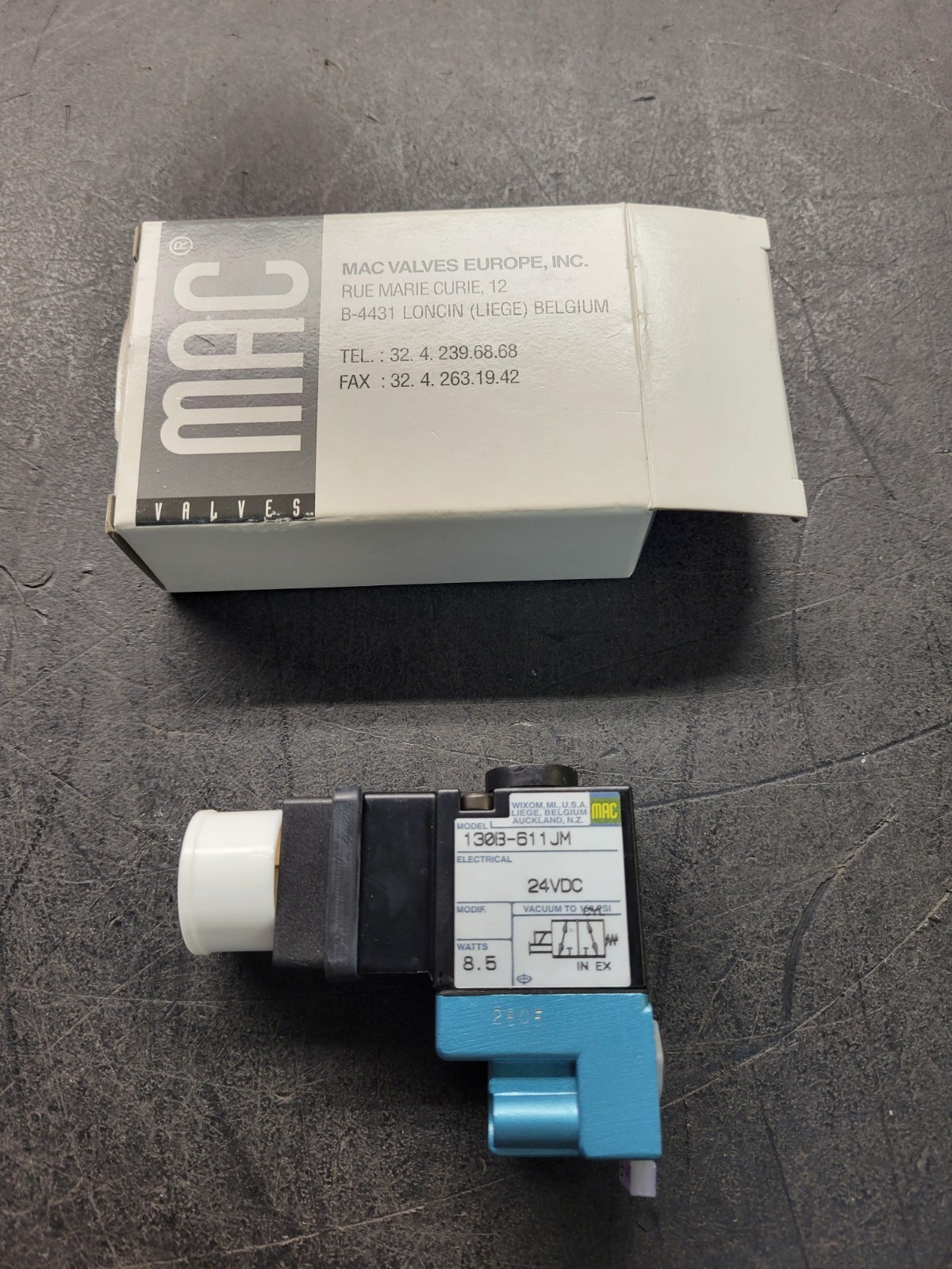 Mac Valves 130B-611JM Valve.