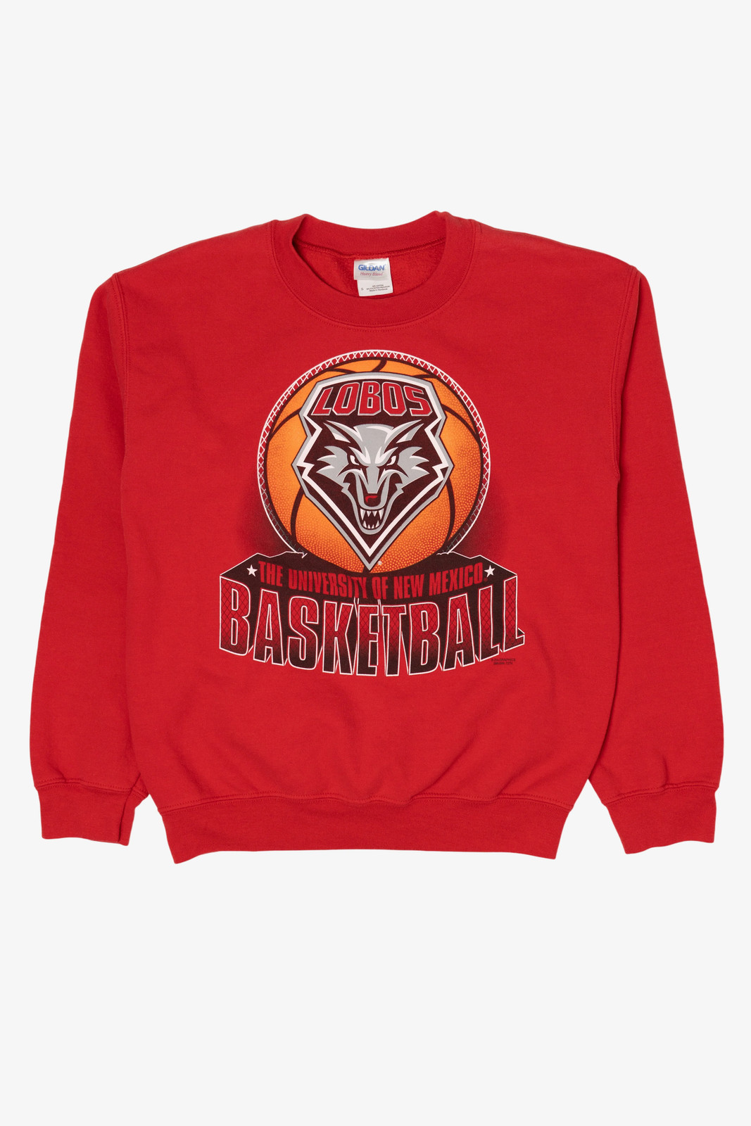 Red Lobos University Of New Mexico Basketball Sweatshirt (2010s)