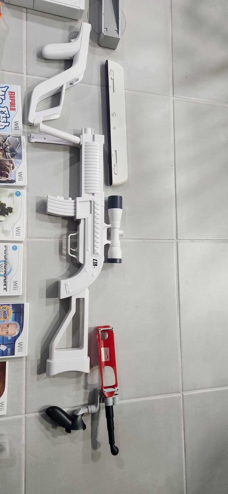 Nintendo Wii Console Bundle with Controllers, Games, Accessories, Mario, Shooter