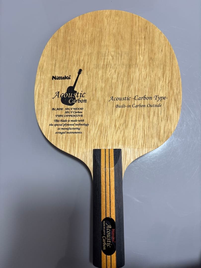 Nittaku Acoustic Carbon Outer Straight