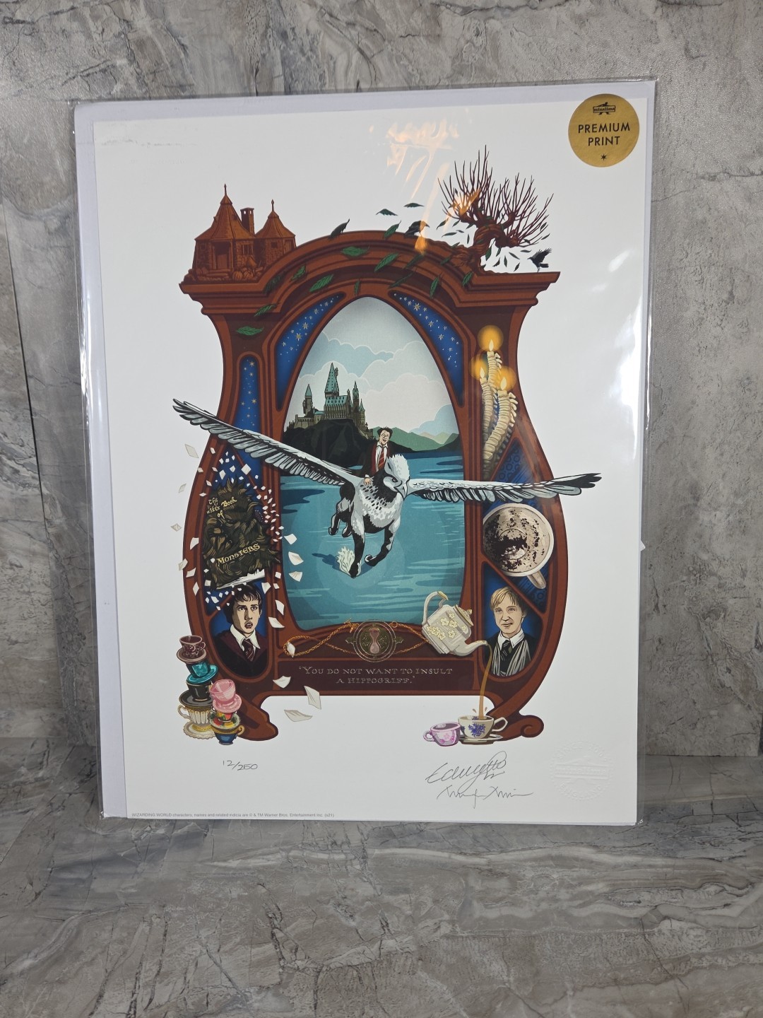 Brand new and unopened Harry Potter Studio Tour Tokyo Limited Autographed Poster