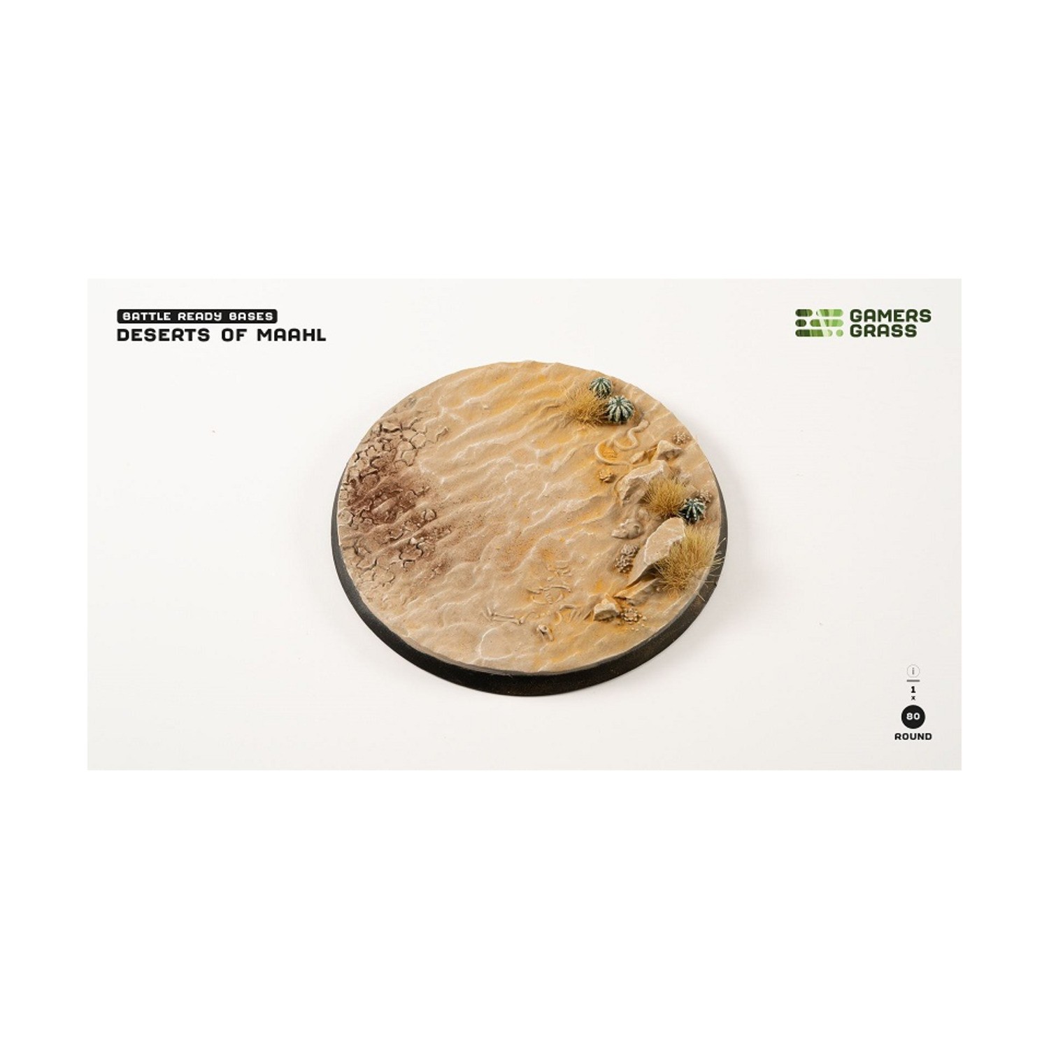 Gamers Grass Finished Bases Deserts of Maahl Base - Round 80mm SW (New)