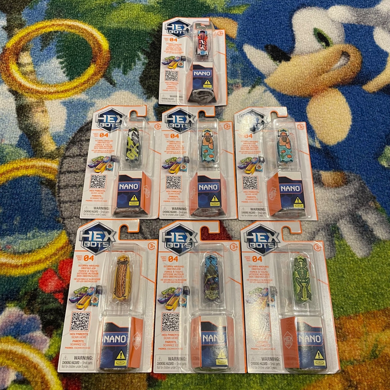 Hex Bots Nano Single Pack Series 4 Lot Of 7 Spin Master New