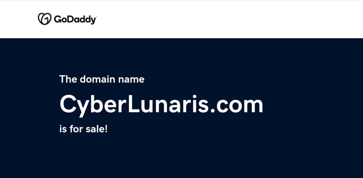 Premium Brandable Domain Name www.CyberLunaris.com - Perfect for Cybersecurity