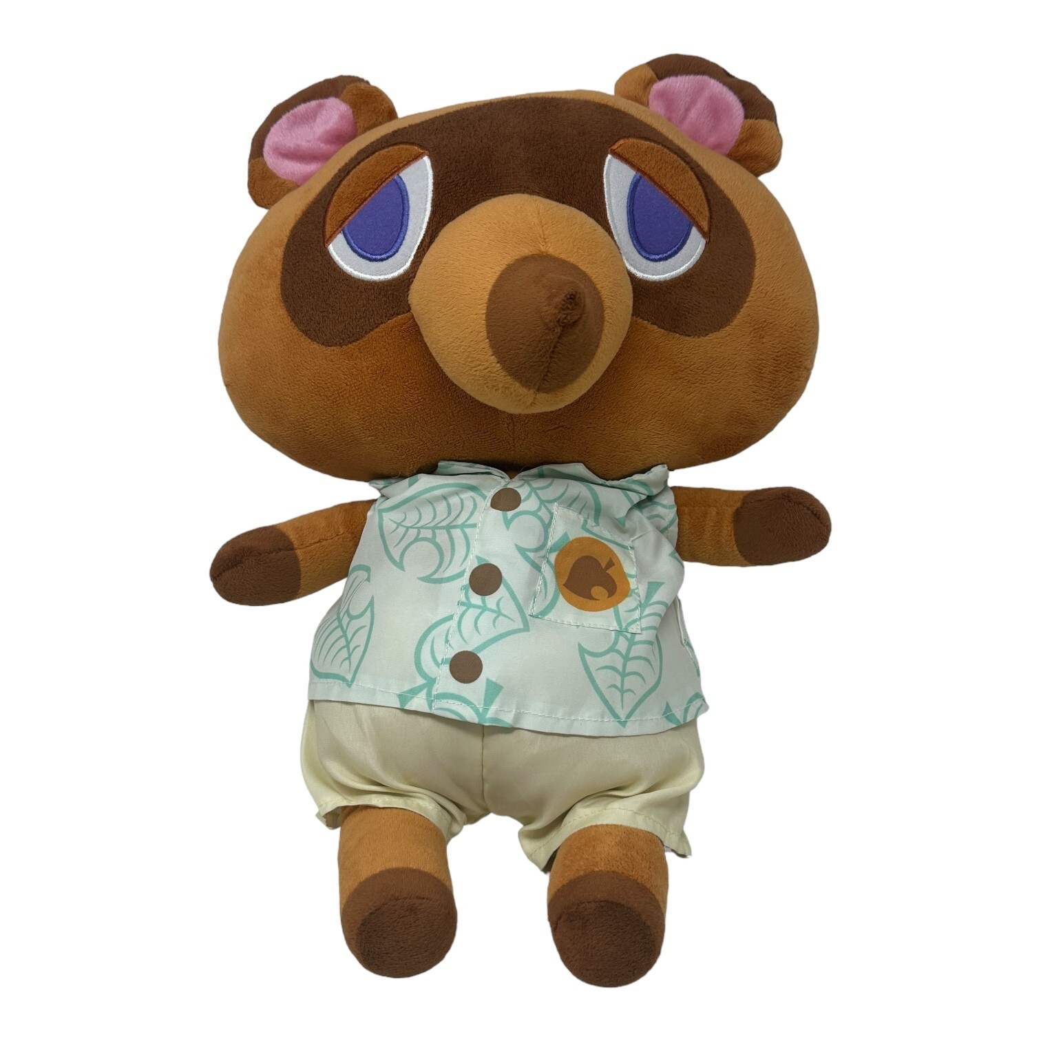 Nintendo Animal Crossing Tom Nook Raccoon Large Plush Stuffed Animal 18”
