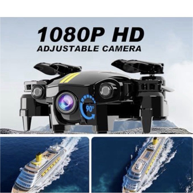 Ready to Fly Drone 1080p HD Adjustable Camera, Gesture Control, Remote/App