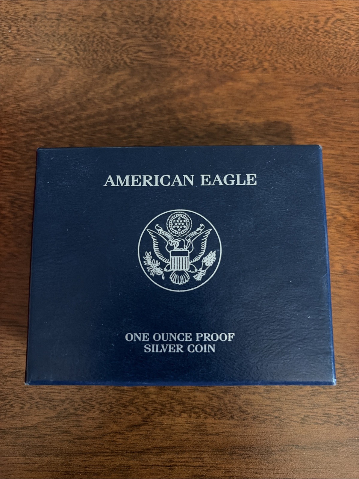 2007 Proof $1 American Silver Eagle Box & COA | No Coin