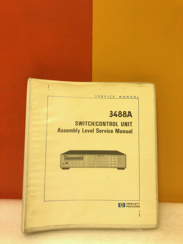 HP 44484-90000 Terminal Block Operating Note