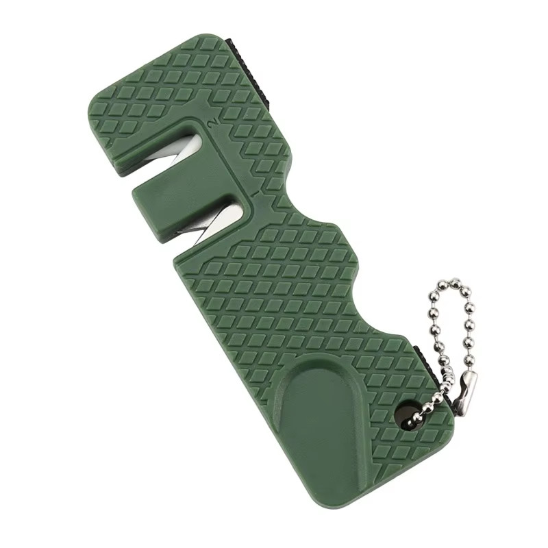 Mini Ceramic Multipurpose Keychain Whetstone Carbide Knife Pocket Portable Knife