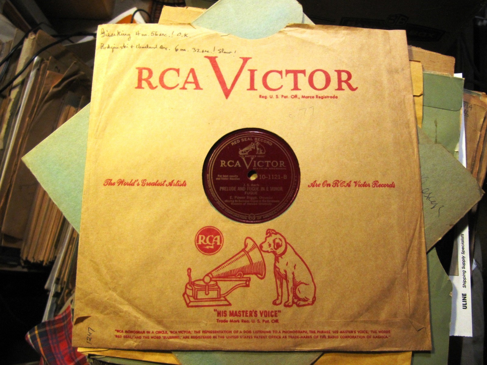 POWER BIGGS Bach Prelude Fugue E Minor Harrison Organ HARVARD UNIVERSITY Museum