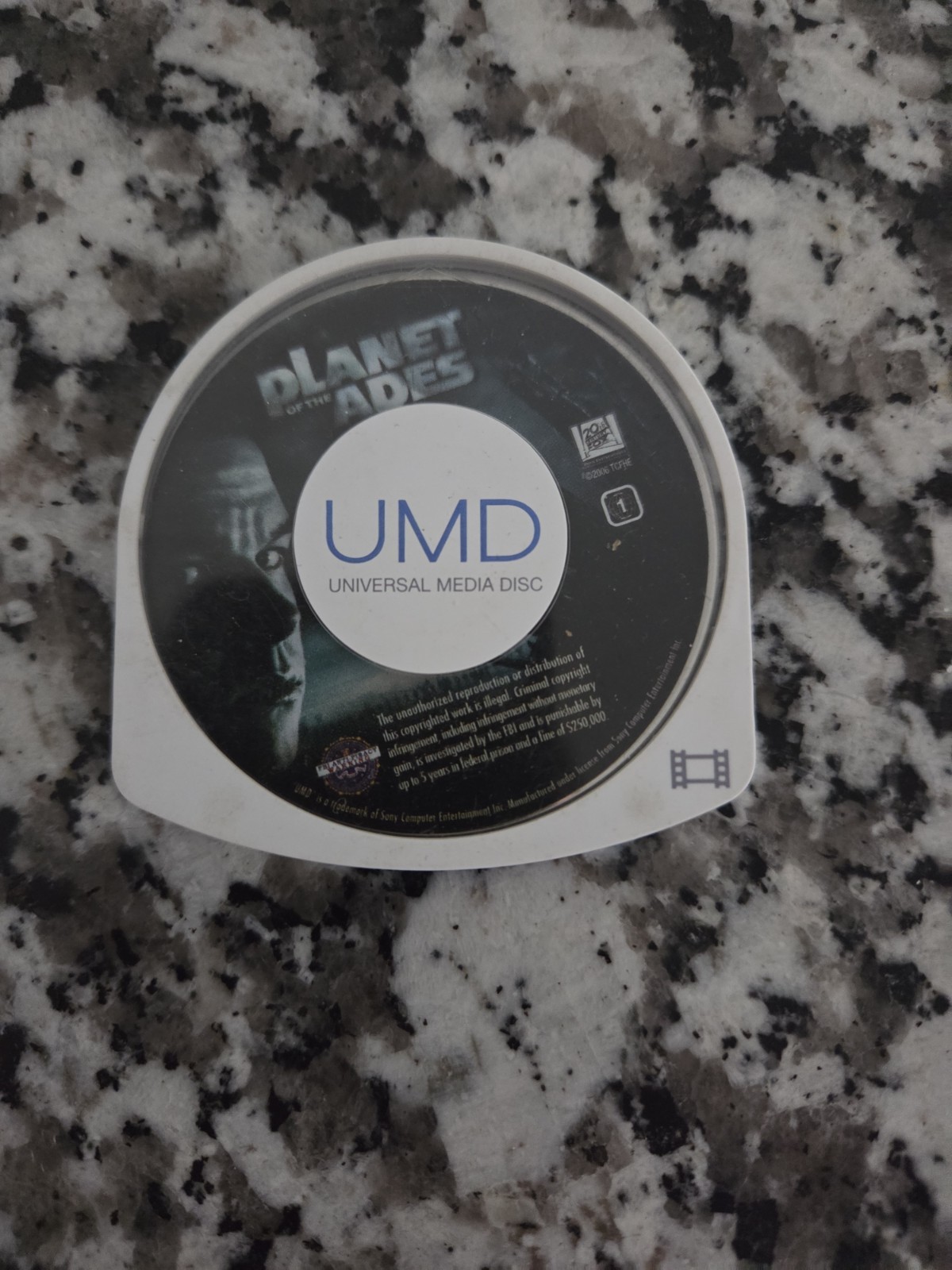 Planet of the Apes Sony PSP PlayStation Portable 2006 UMD