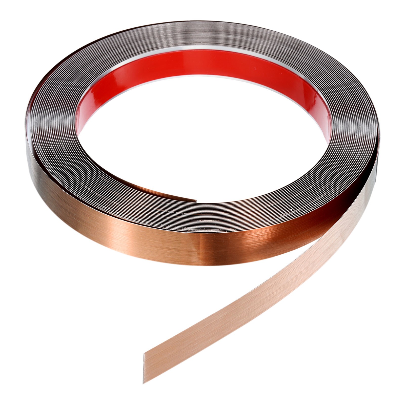 39.4ft x 0.79" Wall Trim Self Adhesive Stainless Steel Brushed Finish Rose Gold