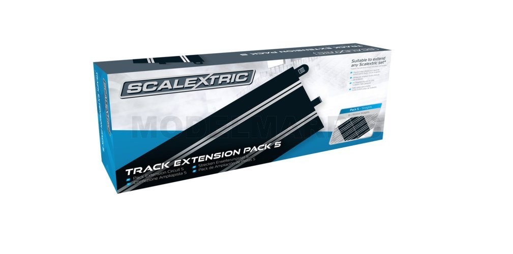 SCALEXTRIC C8554 Track Extension Pack 5 - Standard Straights (8)