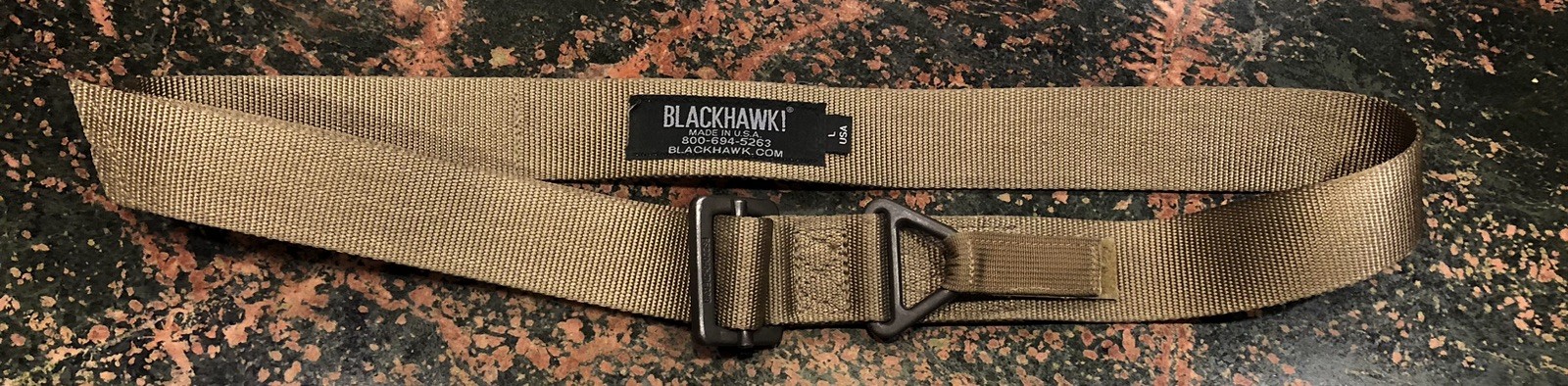 Mens Large Blackhawk Riggers Belt Military Style Utility Olive Green