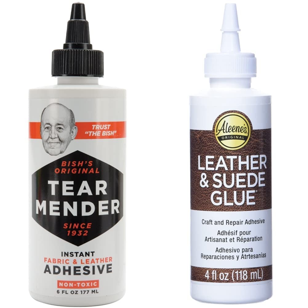 Tear Mender - TTB-6-D-B Instant Fabric and Leather Adhesive, 6 oz Clear 