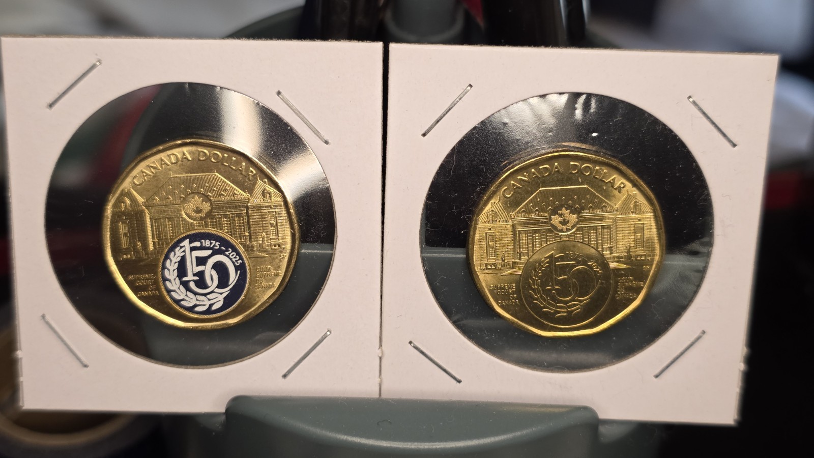 2025 Canada $1 Loonie - Supreme Court Loonie - Set (ColouredPlain)