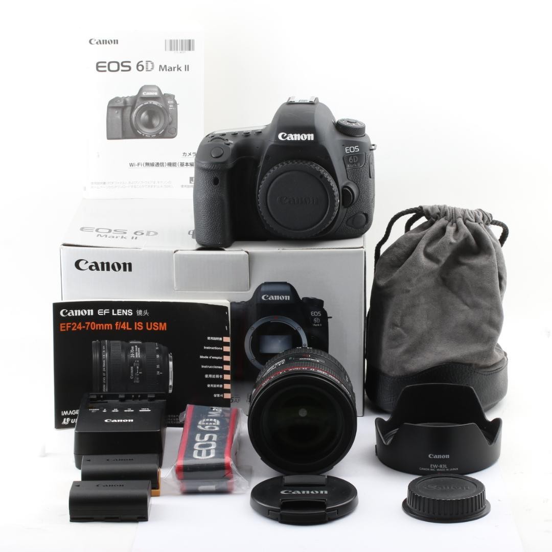 Canon EOS 6D Mark II DSLR Camera with EF 24-70mm Lens Excellent Condition