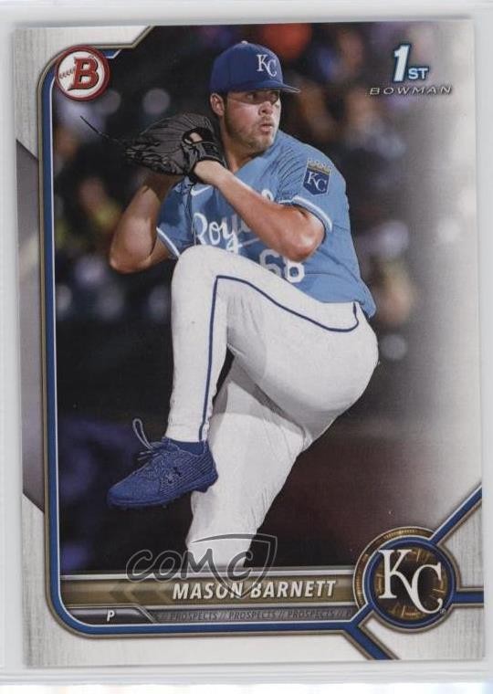 2022 Bowman Draft Mason Barnett #BD-172 3d5
