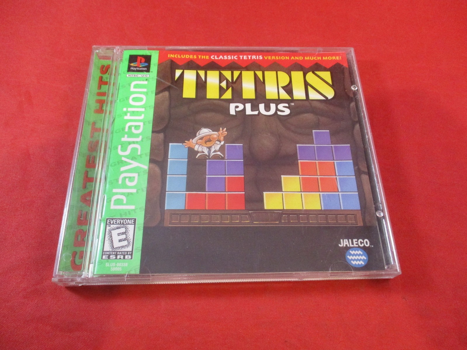 Tetris Plus Playstation 1 PS1 Original EMPTY Case & Manual ONLY (*NO GAME*)
