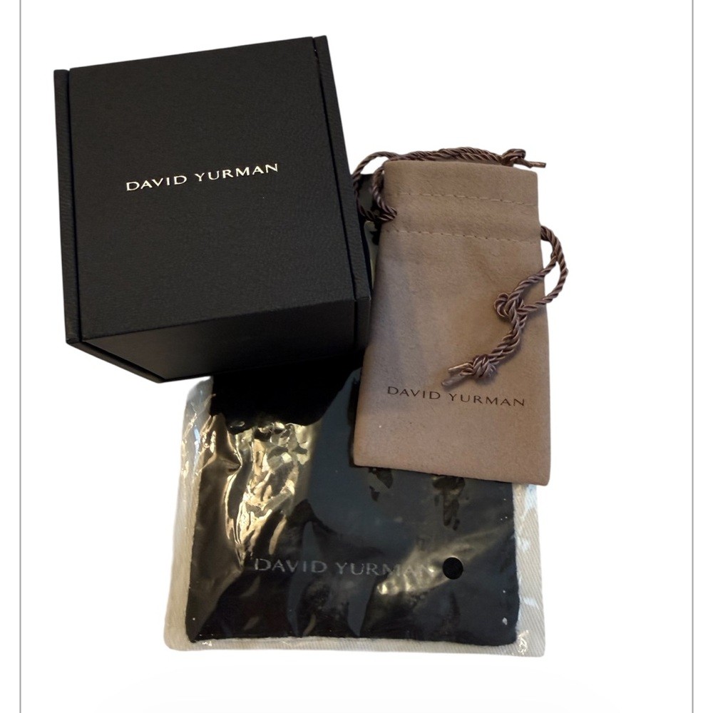 Authentic David Yurman Earring/Ring Box -Dust Bag & Polishing Cloth – Gift Ready