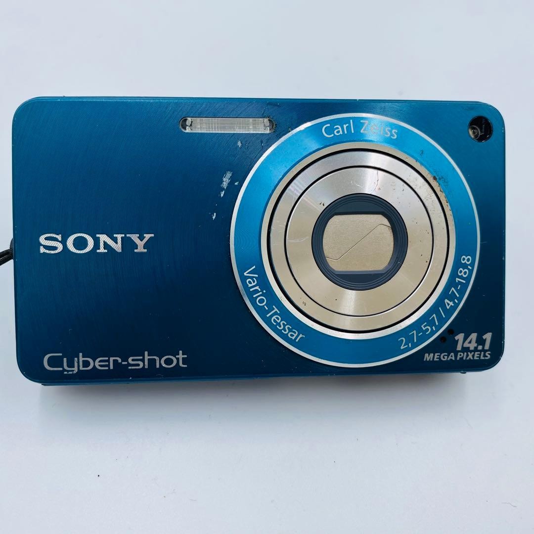 Sony Cyber-shot DSC-W350 14.1MP Compact Digital Camera Blue Tested