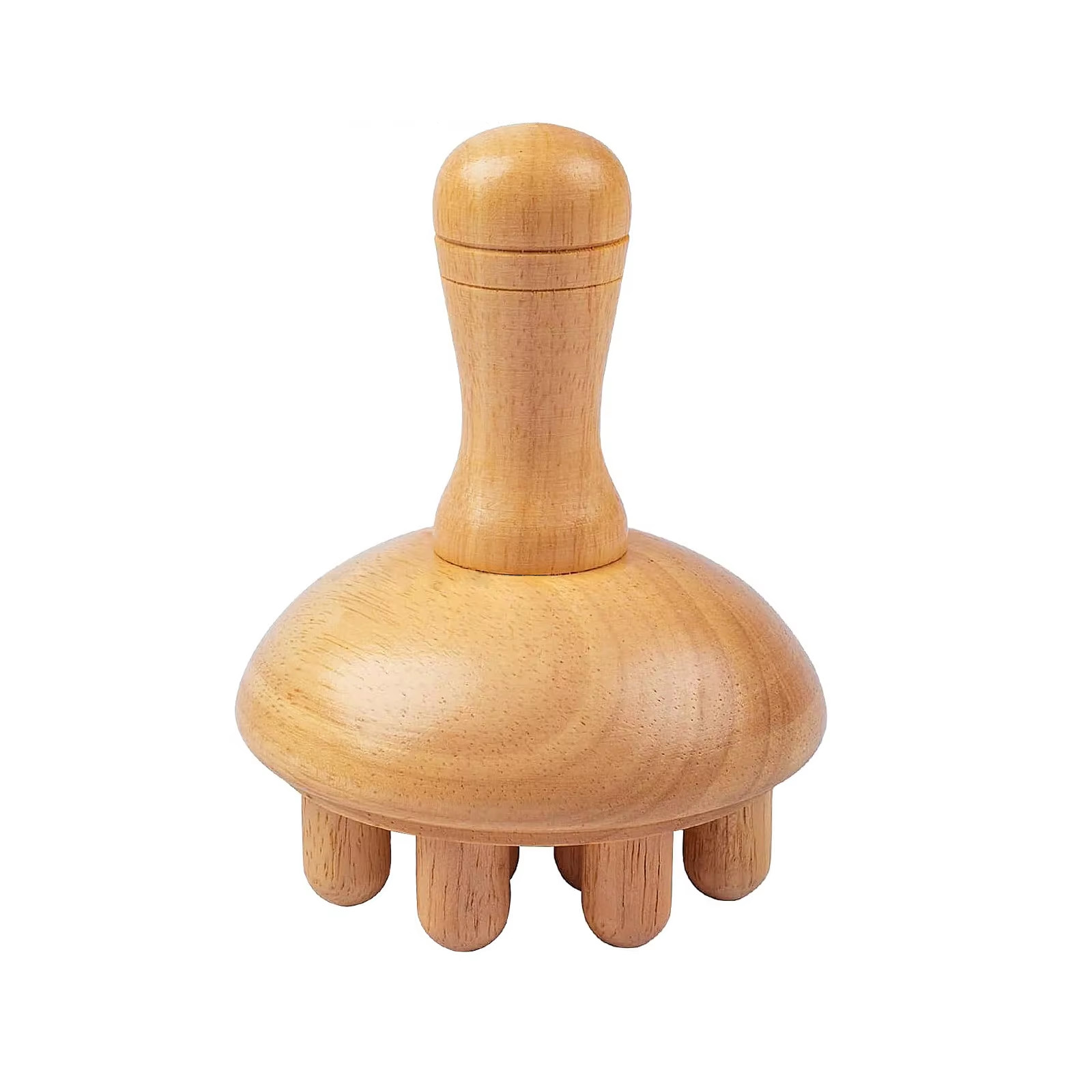 Wooden Mushroom Massager Manual Massage Tool, Wood Mushroom Massage Tools Muscle