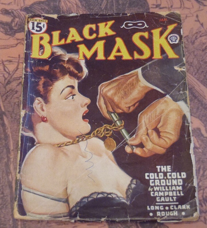 BLACK MASK DETECTIVE JANUARY  1947 PULP SCIENCE FICTION COMIC (1)