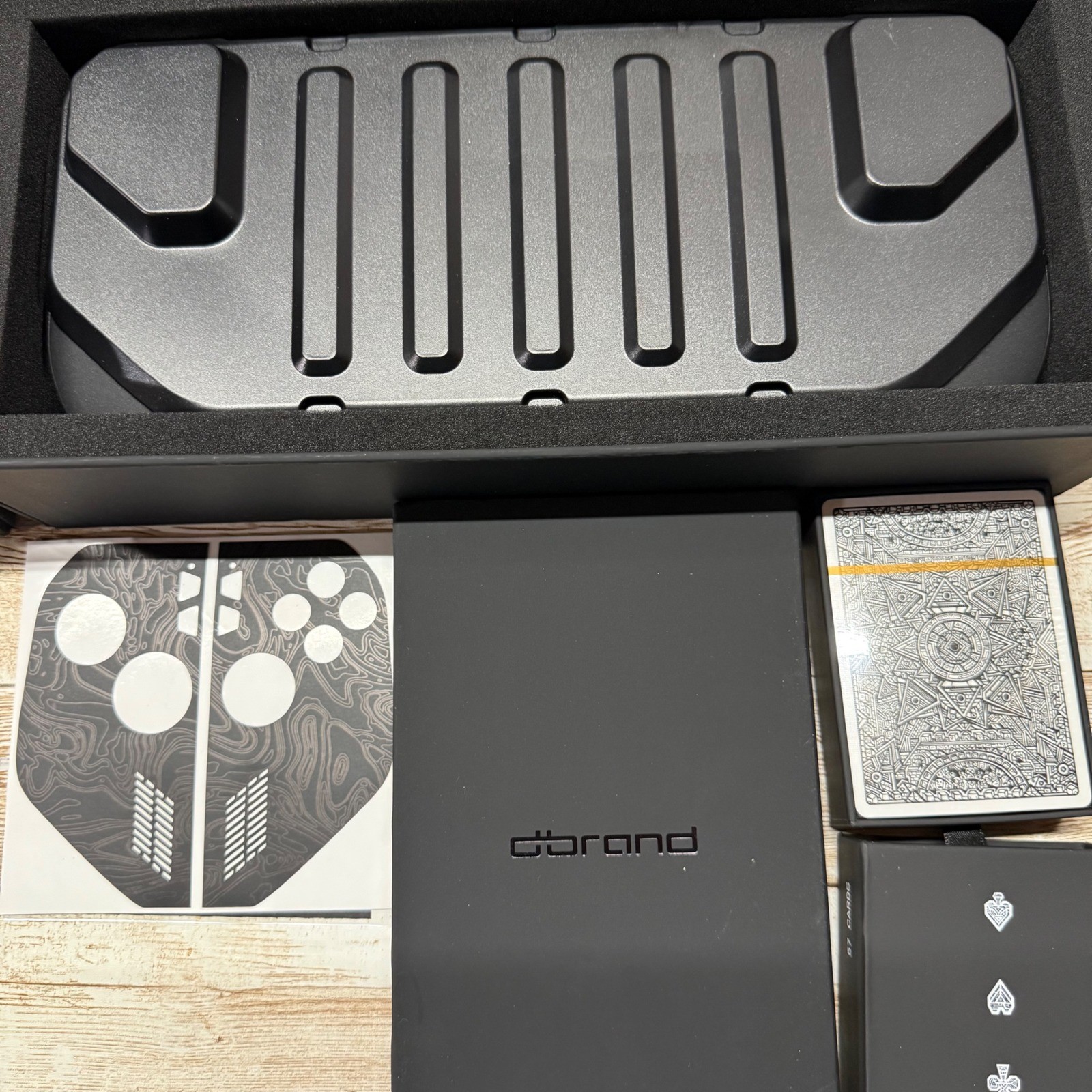 dbrand Killswitch Travel Kit ROG Ally X New Open Box Skin Tempered Glass Cards