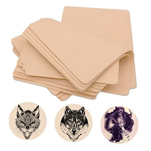 Blank Tattoo Skin Practice -  5Pieces Tattoo Practice Skin Soft Silicone 5pcs