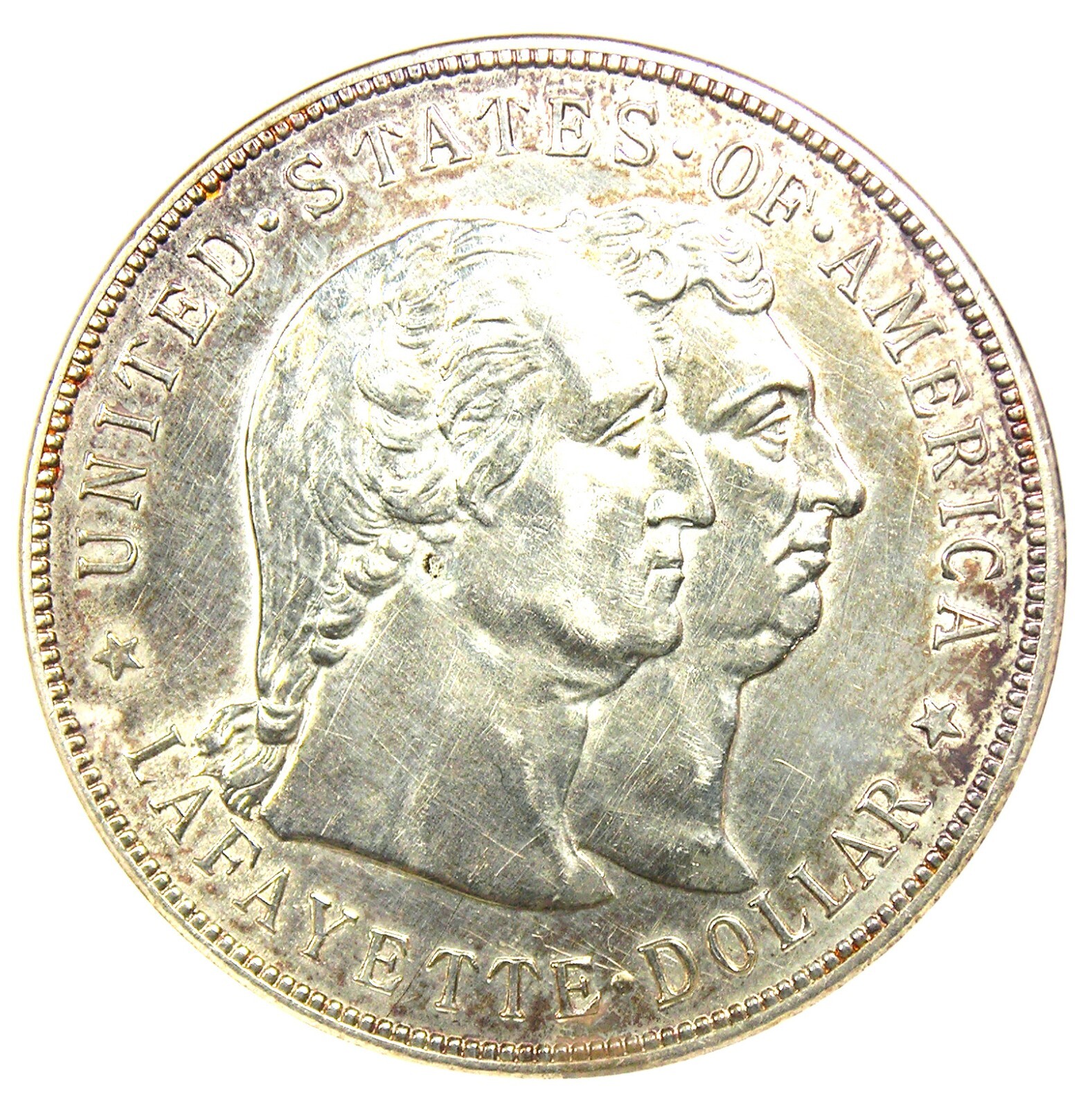 1900 Lafayette Silver Dollar $1 Coin - Certified ANACS AU55 Details - Rare Type!