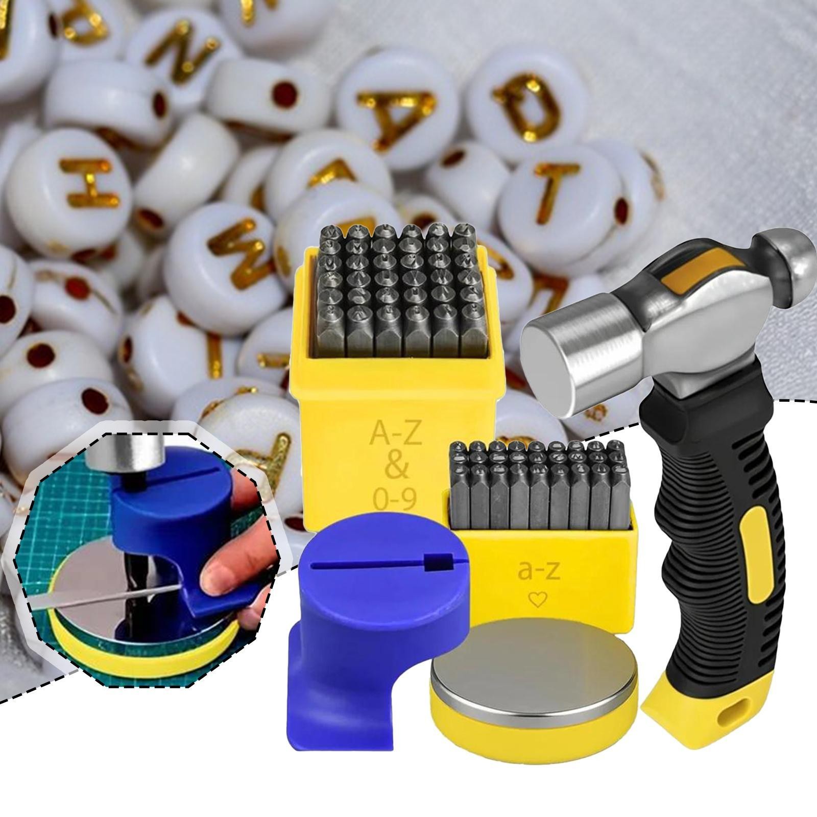 Metal Stamping Kit Accurate Comfortable DIY Metal Letter Stamp Clear Impressions