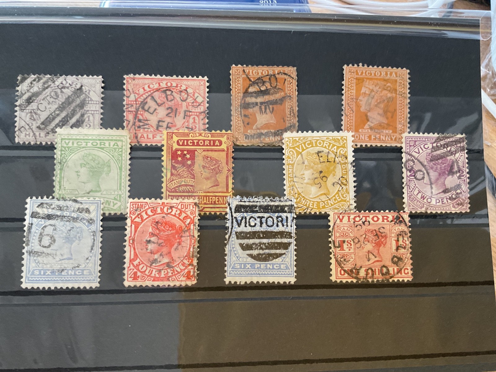 Australia Victoria 1885 - 1900   used stamps   B3550