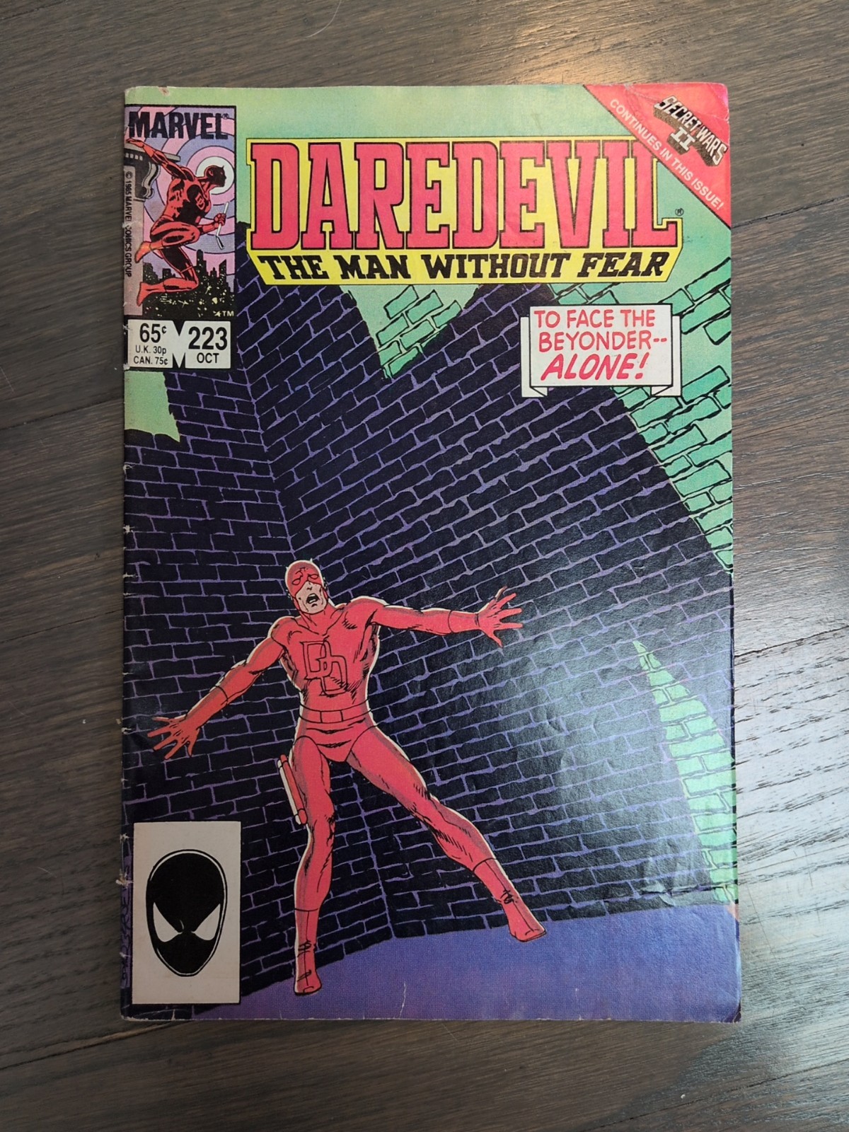 Daredevil#223 (Marvel) The Man Without Fear