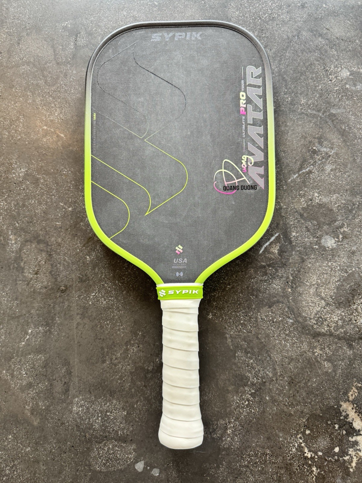 Sypik Avatar Ultimate Pro Pickleball Paddle Green 16mm