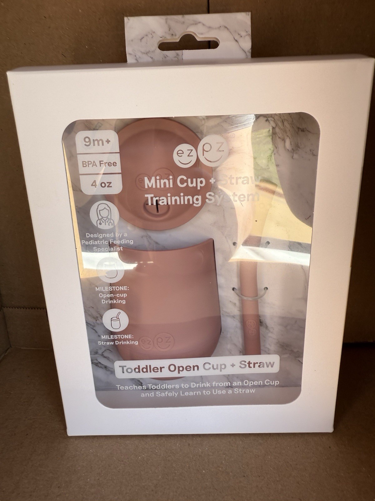 Ez Pz Mini Cup+ Straw Toddler Straw Training System Brand New 4oz 