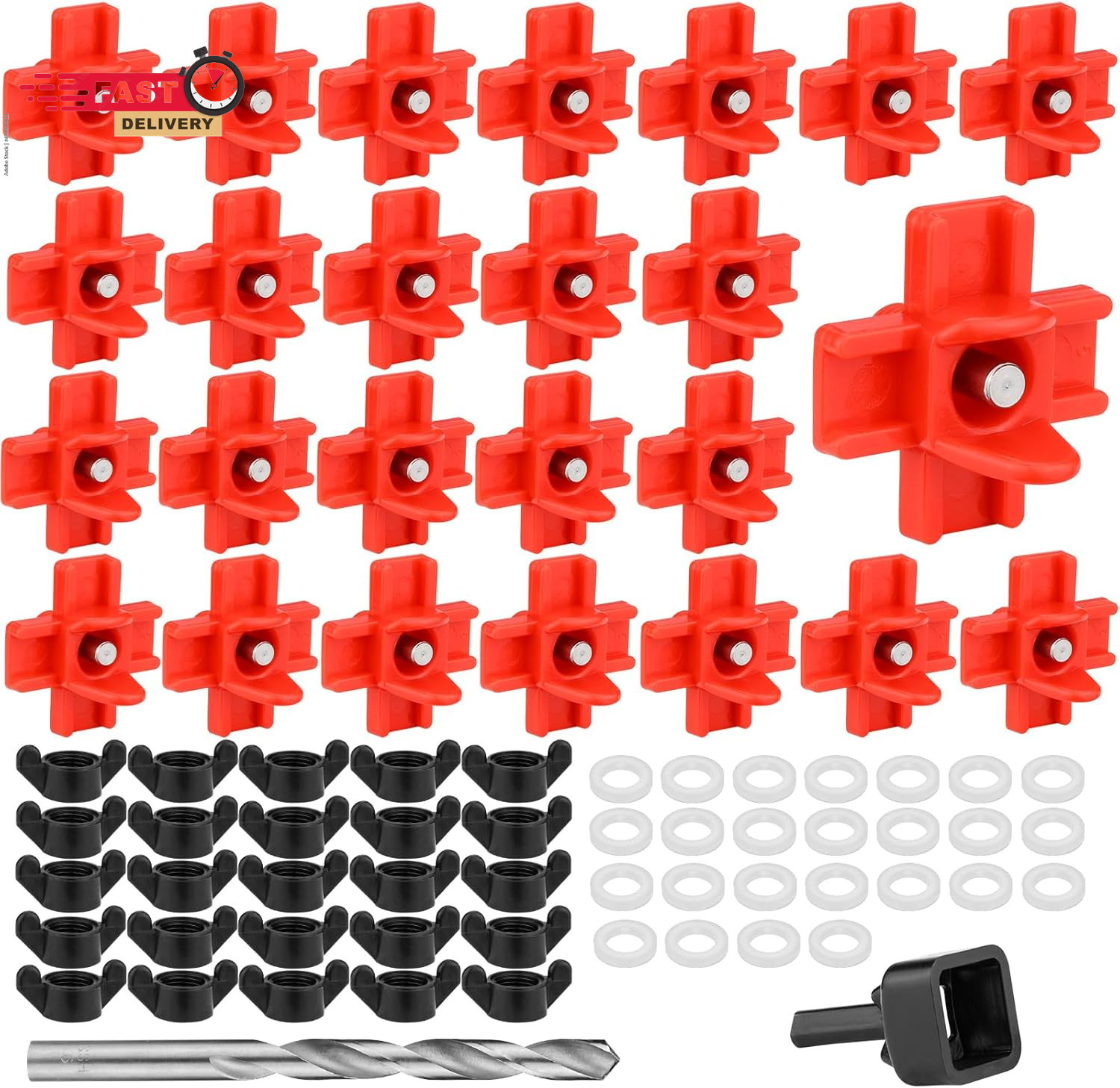 Chicken Water Nipples, 15 Pcs Horizontal Poultry Automatic Waterer Nipples for B