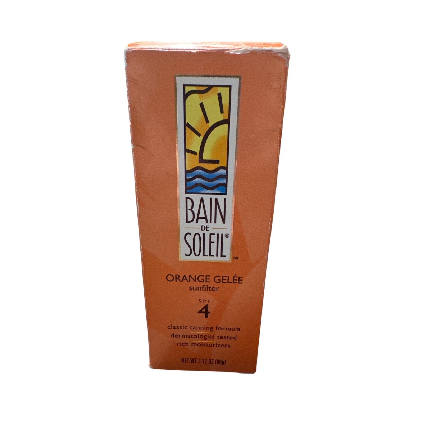 1996 Bain De Soleil Orange Gelee Sunfilter SPF 4 NEW