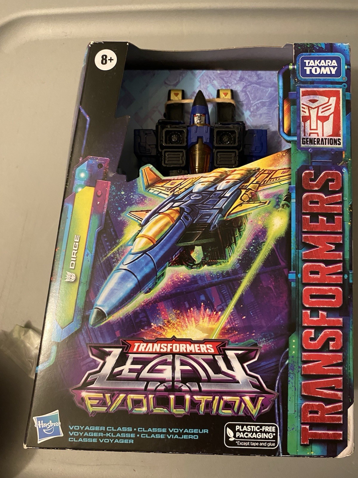 Transformers Legacy Evolution Dirge Voyager Class Figure Hasbro Seeker Jet Seal