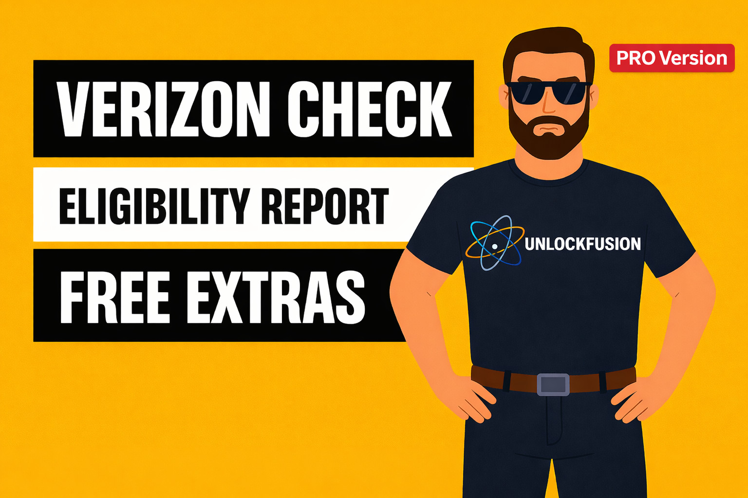 VERIZON info Check Report PRO - IMEI Financial Eligibility Service + FREE EXTRAS