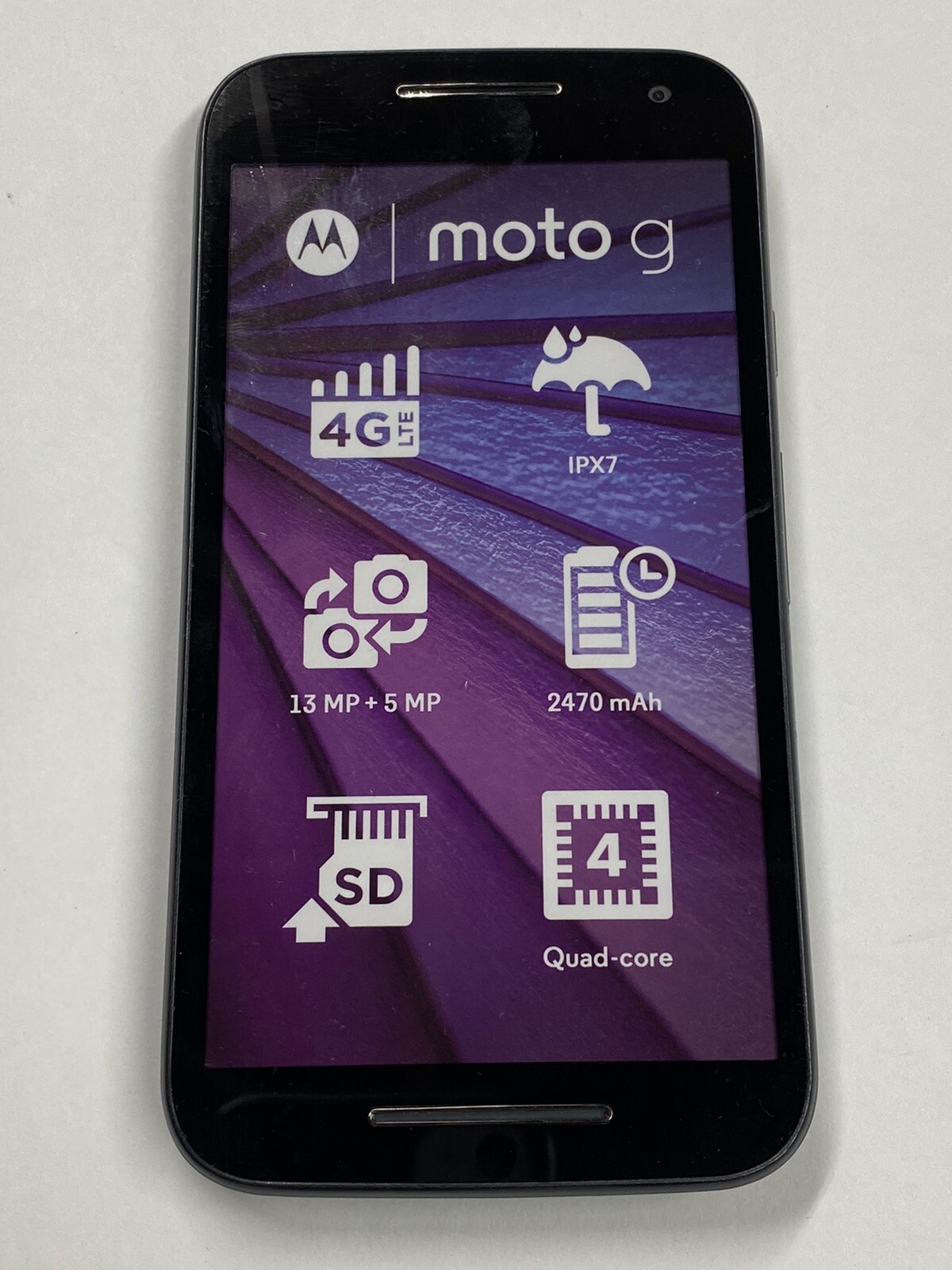  Non-Functioning Black Moto G Smartphone toy mock dummy phone 