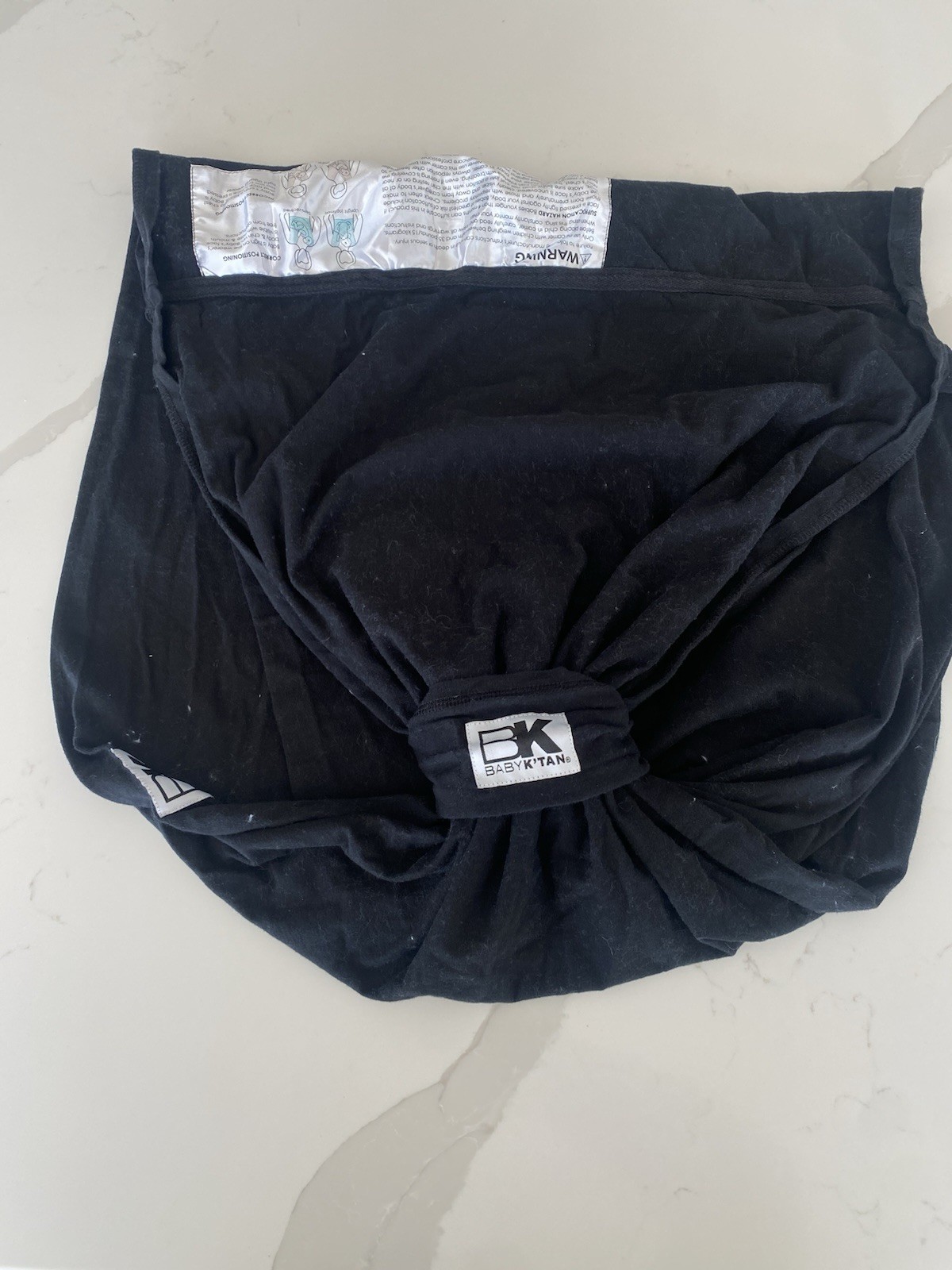 Baby K'tan Baby Wrap Carrier Black Small Ergonomic Multi-Position Cotton