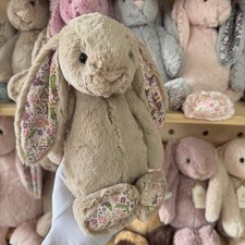 Jelly Blossom Beige Rabbit 18cm Blush Bunny Cat Stuffed Soft Plush Toy B