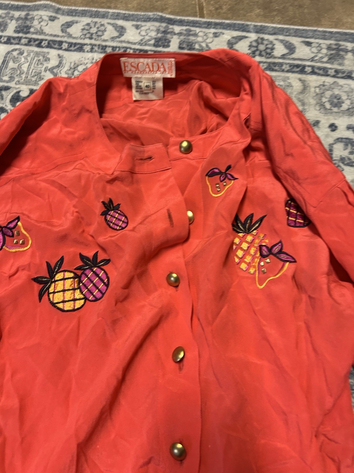 Escada Vintage Blouse Size 40