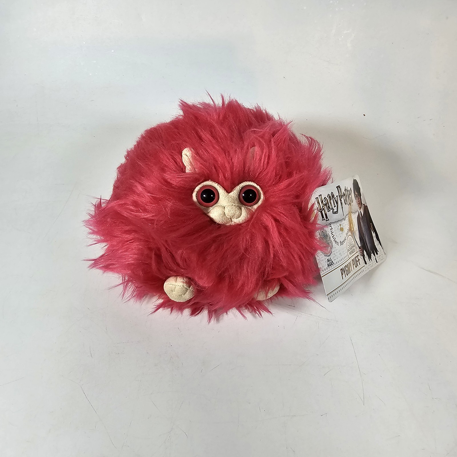 Harry Potter Pink Round Pygmy Puff Soft Plush The Noble Collection NWT