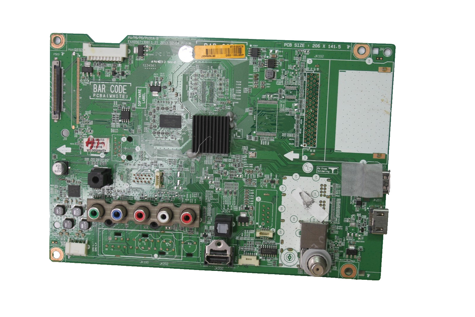 LG 42PN4500-UA MAIN BOARD EAX65071308  EBT62394297