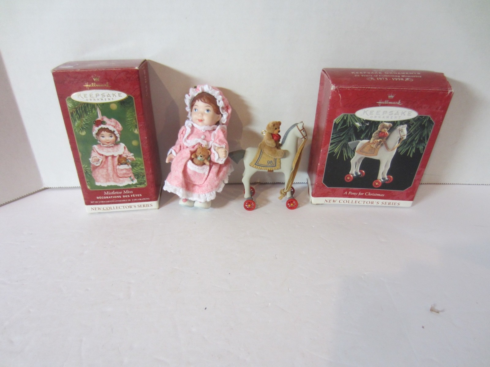 Two Hallmark Keepsake New Collectors Series 1st Editions 1998 & 2001- Used (3002